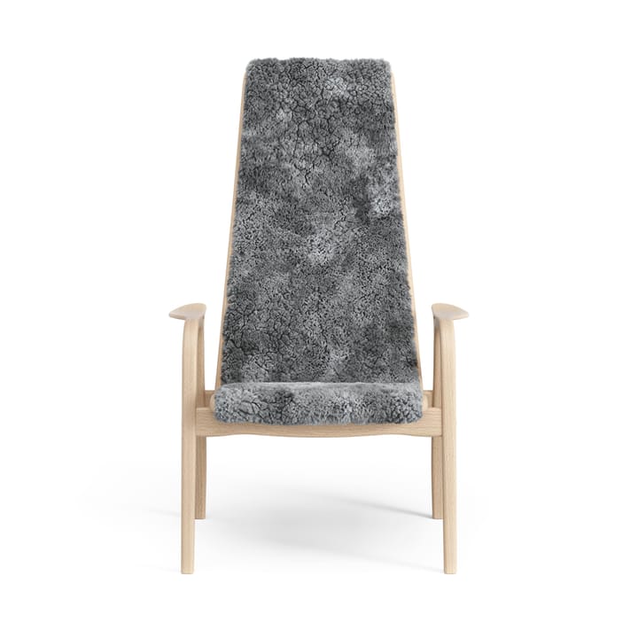 Sillón infantil Lamini haya lacada/piel de oveja, Scandinavian Grey (gris) Swedese