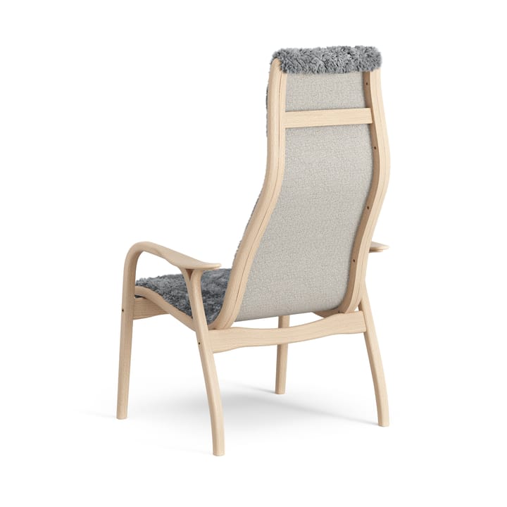 Sillón infantil Lamini haya lacada/piel de oveja, Scandinavian Grey (gris) Swedese
