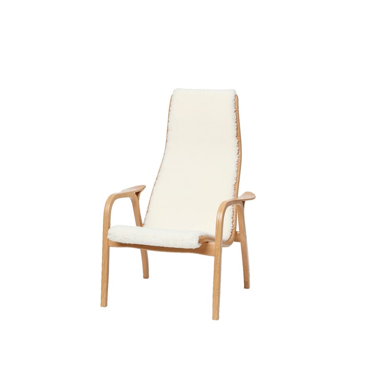 Sillón infantil Lamini - Piel de oveja offwhite, roble aceitado - Swedese