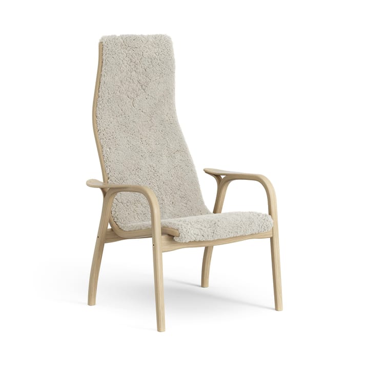 Sillón infantil Lamini roble lacado/piel de oveja - Moonlight (beige) - Swedese