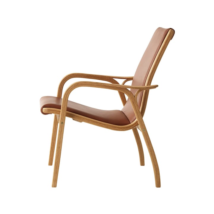 Sillón Laminett - Elmosoft 54035 marrón, estructura de roble - Swedese