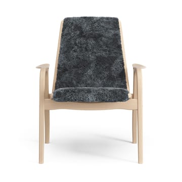 Sillón Laminett haya lacada/piel de oveja - Charcoal (gris oscuro) - Swedese