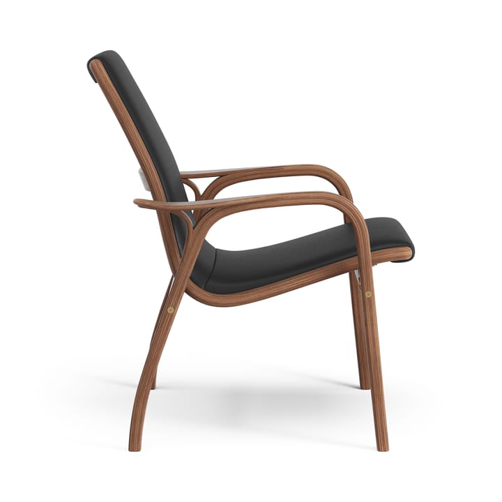 Sillón Laminett nogal aceitado/cuero, Baltique 99011 Swedese