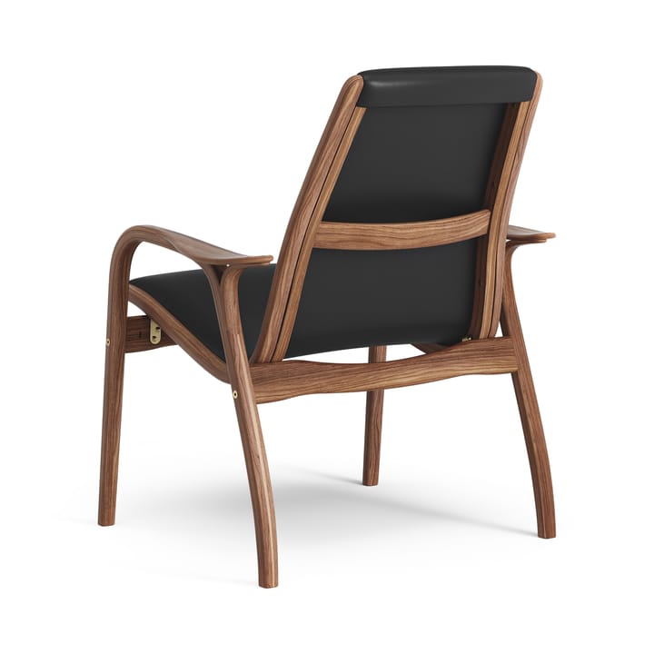 Sillón Laminett nogal aceitado/cuero, Baltique 99011 Swedese