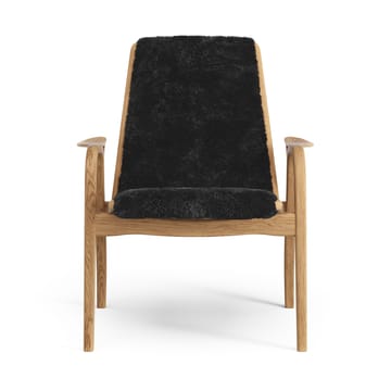 Sillón Laminett roble aceitado/piel de oveja - Black (negro) - Swedese
