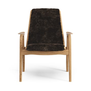 Sillón Laminett roble aceitado/piel de oveja - Espresso (marrón) - Swedese