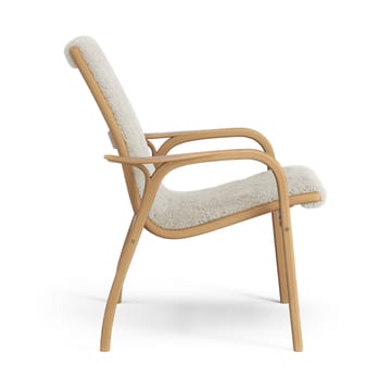 Sillón Laminett roble aceitado/piel de oveja - Moonlight (beige) - Swedese