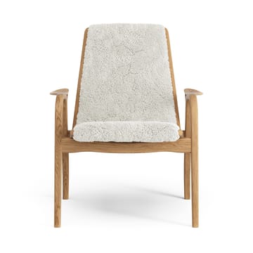 Sillón Laminett roble aceitado/piel de oveja - Offwhite (blanco) - Swedese