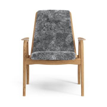 Sillón Laminett roble aceitado/piel de oveja - Scandinavian Grey (gris) - Swedese