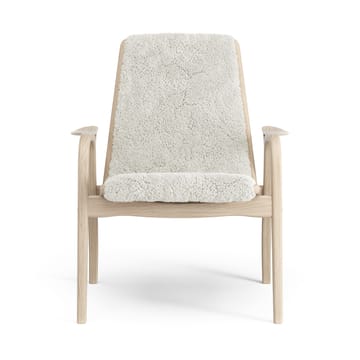 Sillón Laminett roble pigmentado blanco/piel de oveja - Offwhite (blanco) - Swedese