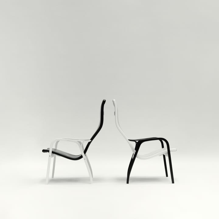Sillón Lamino Duality, Esmaltado blanco Swedese