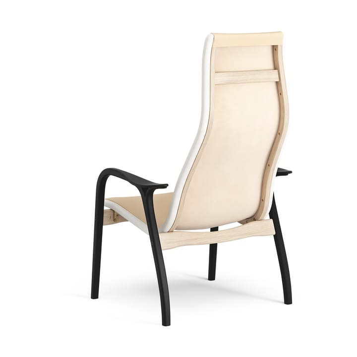 Sillón Lamino Duality, Esmaltado negro Swedese