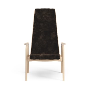 Sillón Lamino haya lacada/piel de oveja - Espresso (marrón) - Swedese