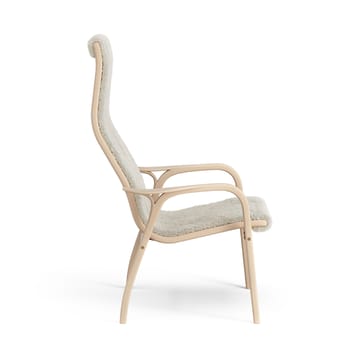 Sillón Lamino haya lacada/piel de oveja - Moonlight (beige) - Swedese