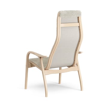 Sillón Lamino haya lacada/piel de oveja - Moonlight (beige) - Swedese