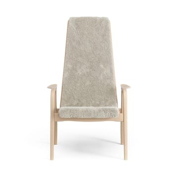 Sillón Lamino haya lacada/piel de oveja - Moonlight (beige) - Swedese