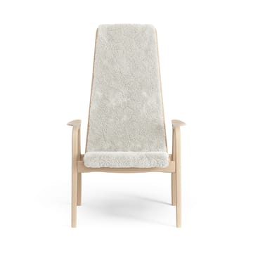 Sillón Lamino haya lacada/piel de oveja - Offwhite (blanco) - Swedese