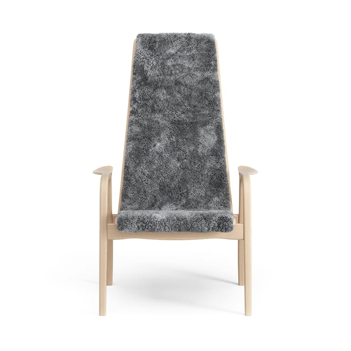 Sillón Lamino haya lacada/piel de oveja, Scandinavian Grey (gris) Swedese