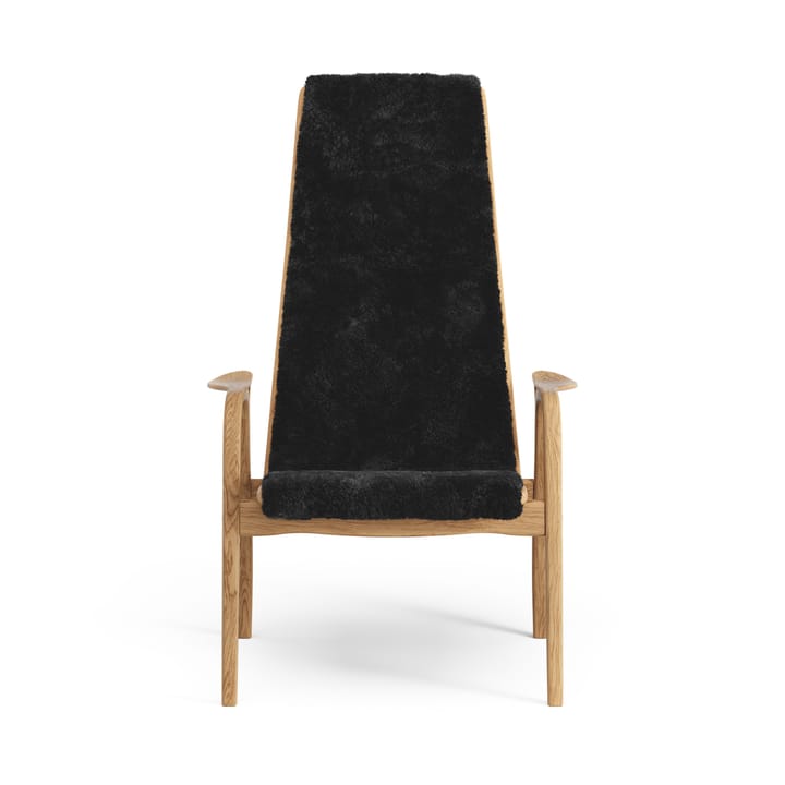 Sillón Lamino roble aceitado/piel de oveja - Black (negro) - Swedese