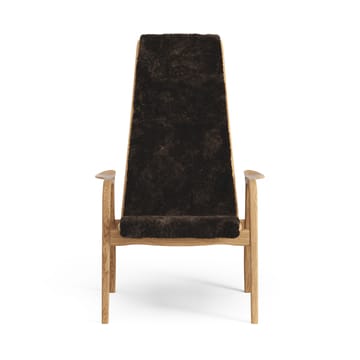 Sillón Lamino roble aceitado/piel de oveja - Espresso (marrón) - Swedese