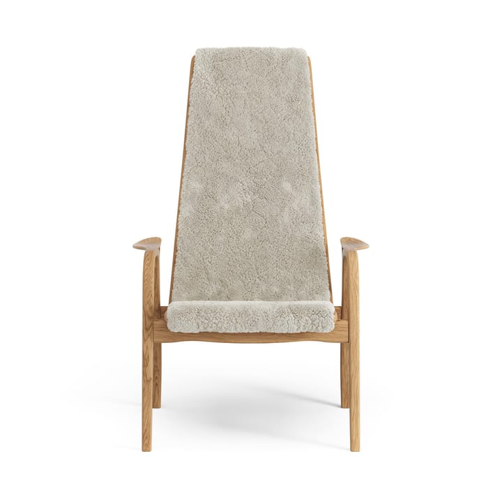 Sillón Lamino roble aceitado/piel de oveja - Moonlight (beige) - Swedese