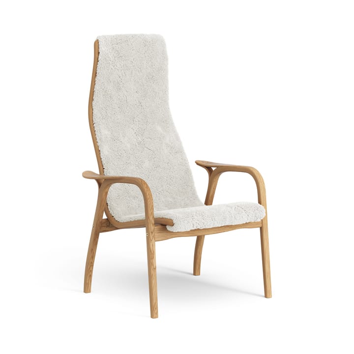 Sillón Lamino roble aceitado/piel de oveja - Offwhite (blanco) - Swedese