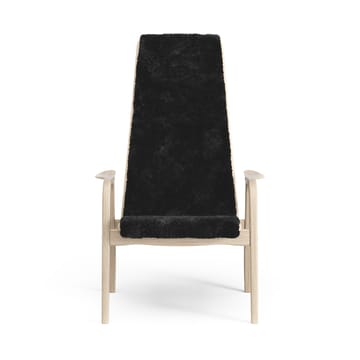 Sillón Lamino roble pigmentado blanco/piel de oveja - Black (negro) - Swedese