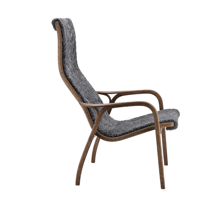 Sillón Lamino roble/piel de oveja Special Edition, Rubio Monocoat Chocolate-Charcoal Swedese