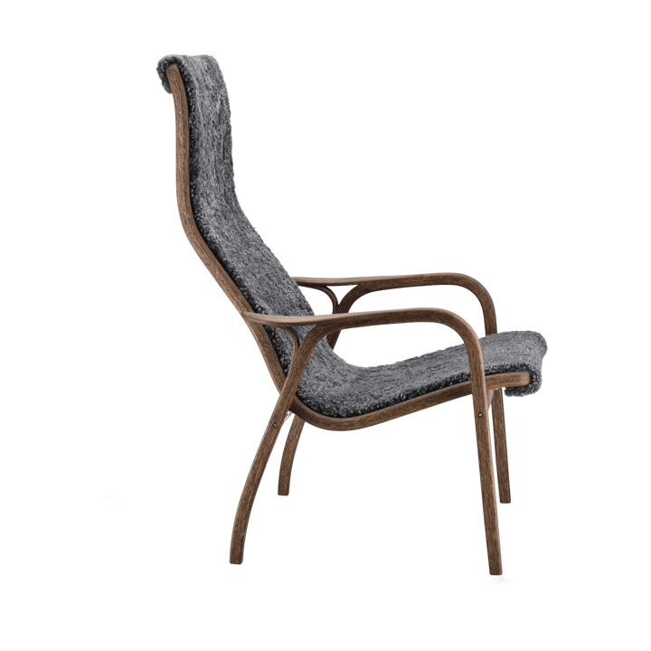 Sillón Lamino roble/piel de oveja Special Edition - Rubio Monocoat Chocolate-Charcoal - Swedese