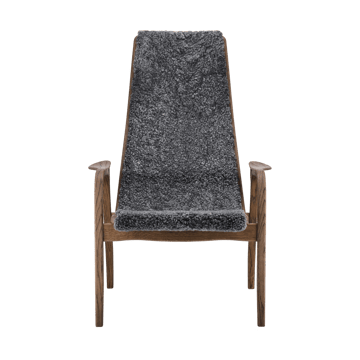 Sillón Lamino roble/piel de oveja Special Edition - Rubio Monocoat Chocolate-Charcoal - Swedese