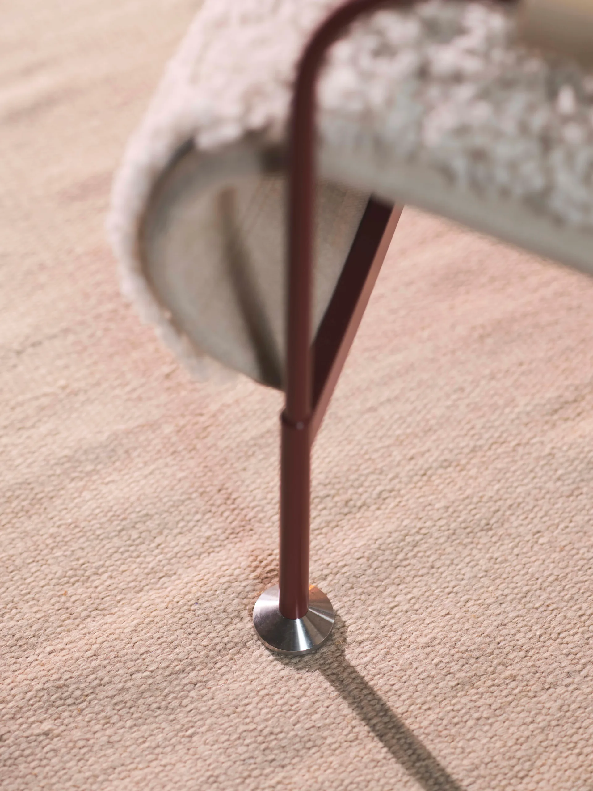 Sillón Serpentine, Cuero Elmo Soft marrón claro-cromo-Tärnsjö Cognac Swedese