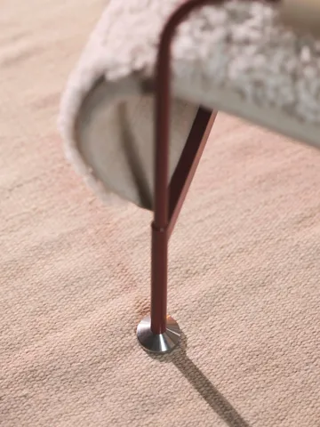 Sillón Serpentine - Piel de oveja Espresso-cromo - Swedese