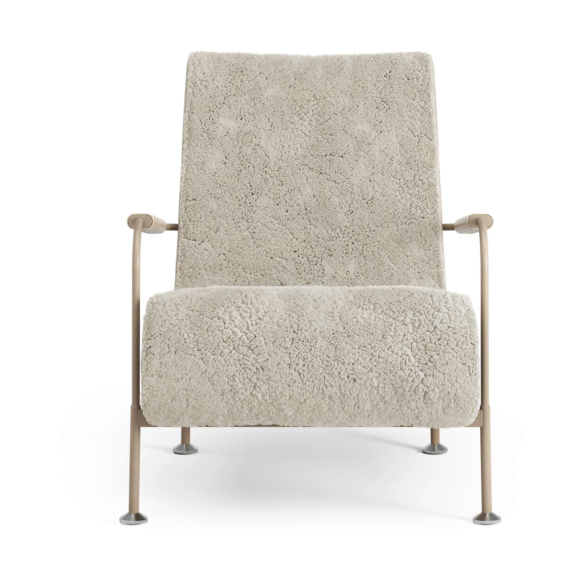 Sillón Serpentine, Piel de oveja Moonlight-nutmeg Swedese