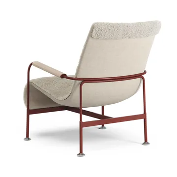 Sillón Serpentine - Piel de oveja Moonlight-rojo - Swedese