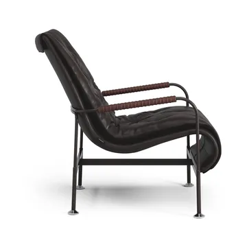 Sillón Serpentine - Piel Elmo Soft marrón oscuro-Tärnsjö Tobacco - Swedese