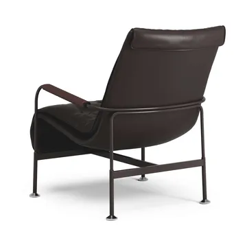 Sillón Serpentine - Piel Elmo Soft marrón oscuro-Tärnsjö Tobacco - Swedese
