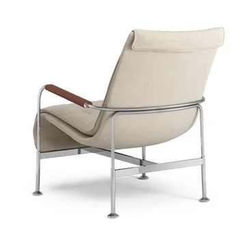 Sillón Serpentine - Tejido Romo Linara Rye-cromo-tärnsjö Cognac - Swedese