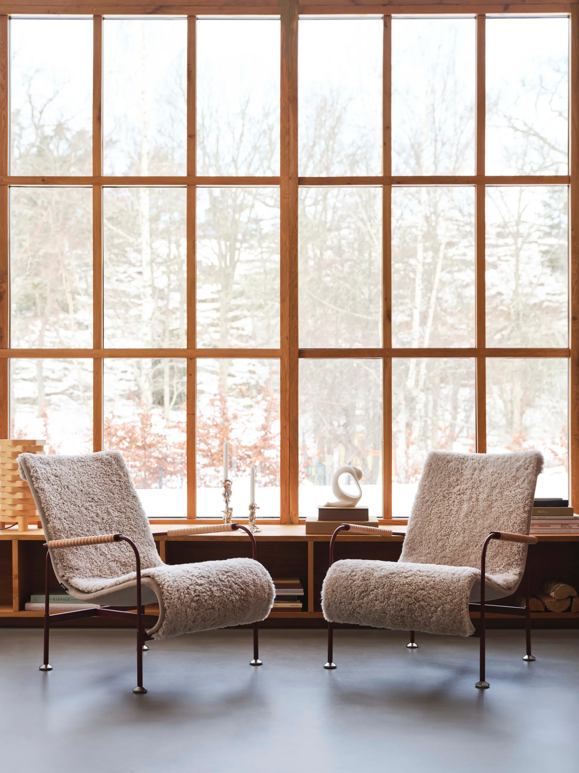 Sillón Serpentine, Tejido Romo Linara Rye-nutmeg-tärnsjö Cognac Swedese