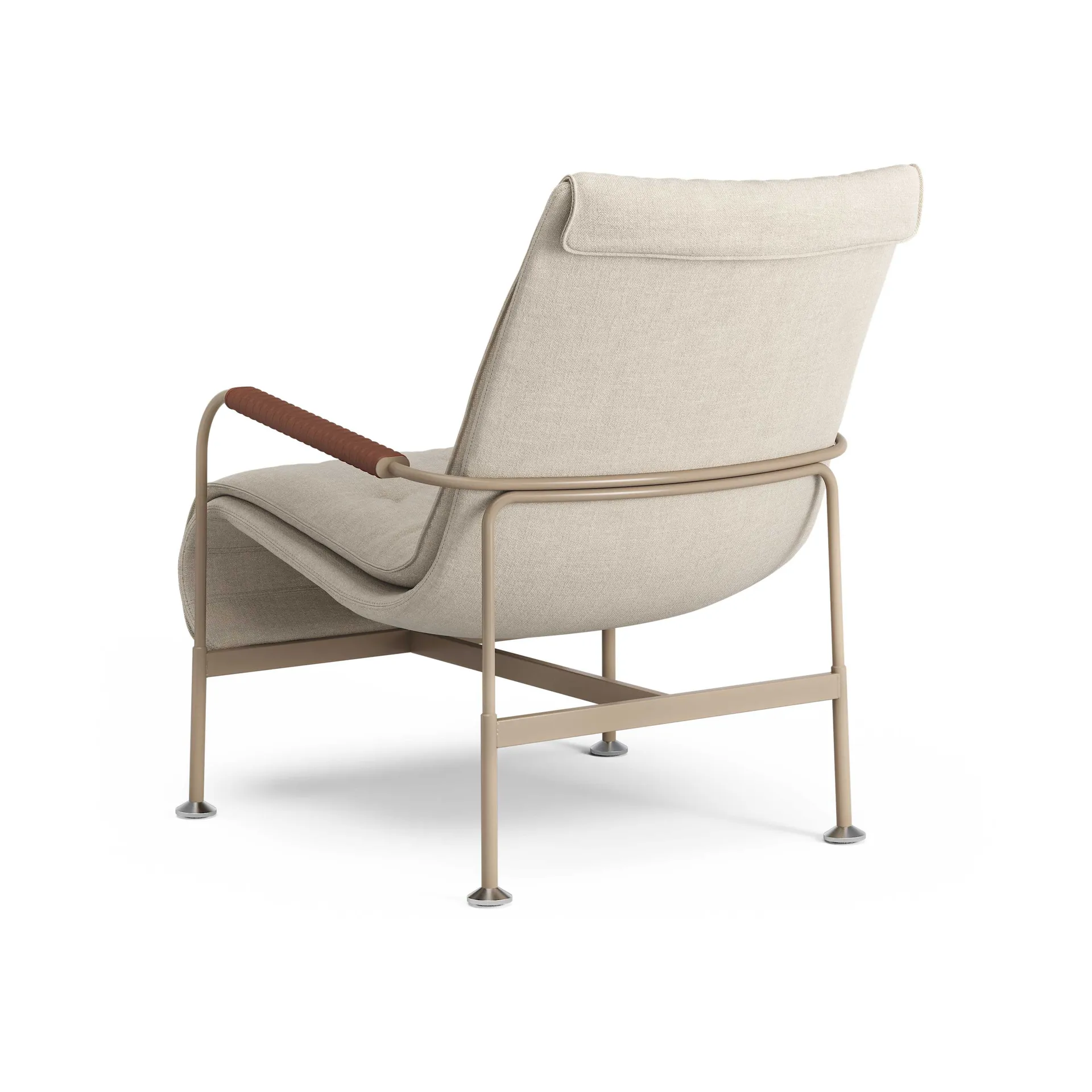 Sillón Serpentine, Tejido Romo Linara Rye-nutmeg-tärnsjö Cognac Swedese