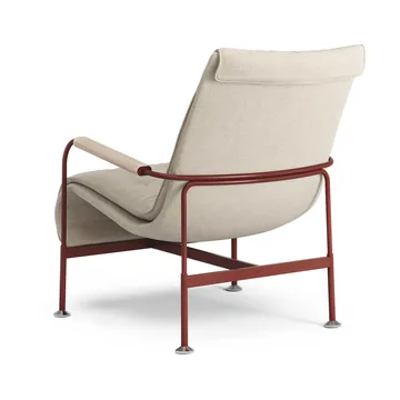 Sillón Serpentine - Tejido Romo Linara Rye-rojo - Swedese