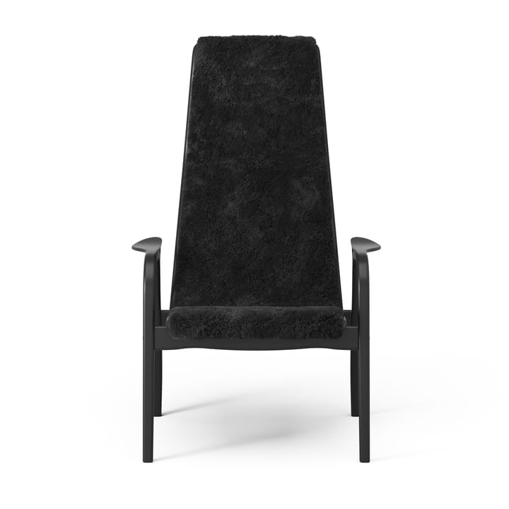 Sillón y reposapiés Lamino Black Edition, Negro Swedese
