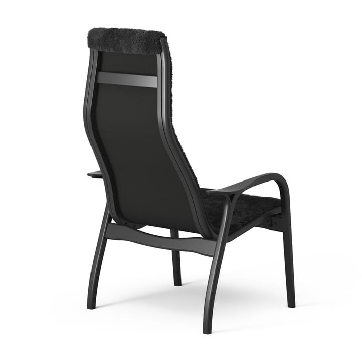 Sillón y reposapiés Lamino Black Edition, Negro Swedese