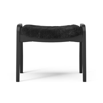 Sillón y reposapiés Lamino Black Edition - Negro - Swedese