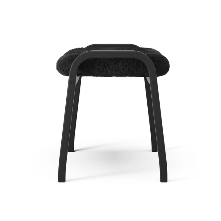 Sillón y reposapiés Lamino Black Edition, Negro Swedese