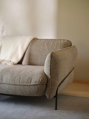 Sofá Continental - Sealife Dark beige/white-nutmeg - Swedese