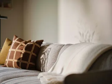 Sofá Continental - Sealife Dark beige/white-nutmeg - Swedese