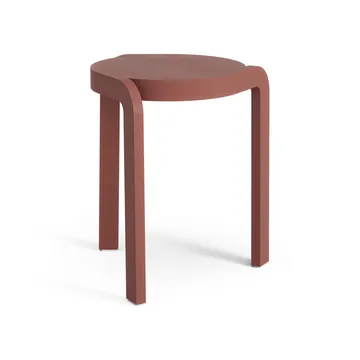 Taburete redondo Spin H44 cm - Fresno-english red, Ø32x44 cm - Swedese