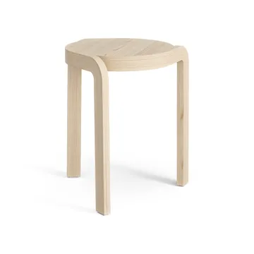 Taburete redondo Spin H44 cm - Fresno lacado, Ø32x44 cm - Swedese