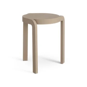Taburete redondo Spin H44 cm - Fresno-nutmeg, Ø32x44 cm - Swedese