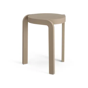 Taburete redondo Spin H44 cm - Fresno-nutmeg, Ø32x44 cm - Swedese